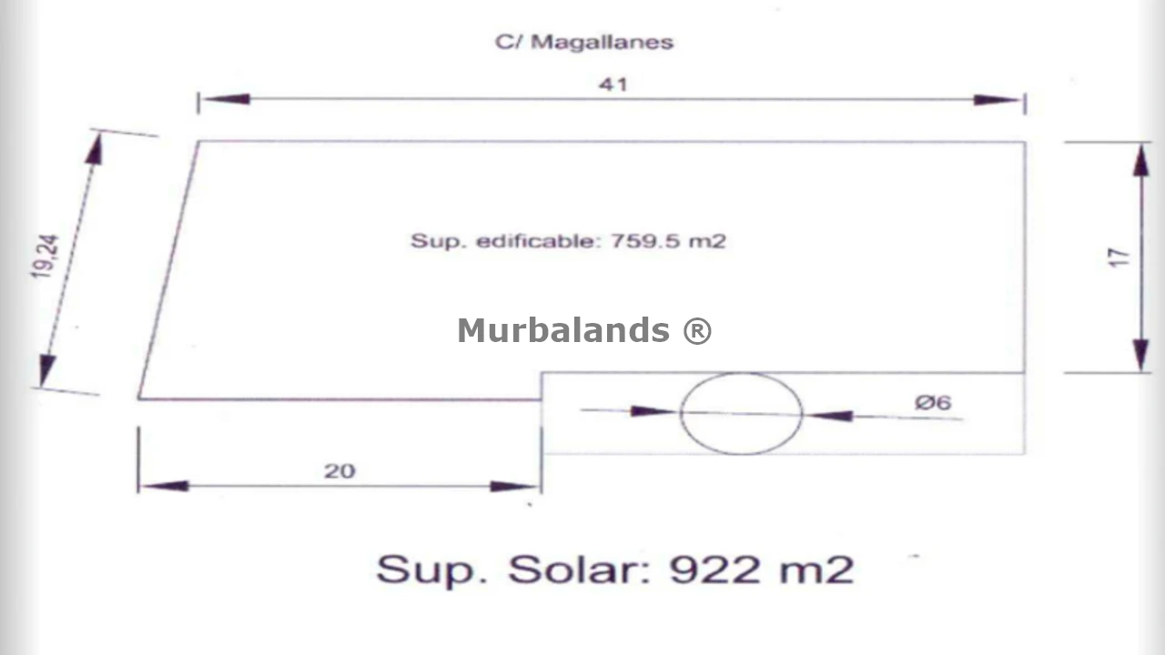 Foto de un terreno o una obra parada para mostrar en el detalle del inmueble