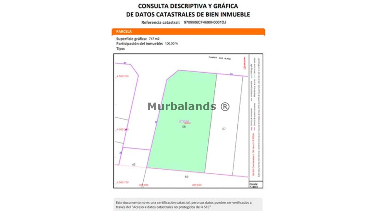 Foto de un terreno o una obra parada para mostrar en el detalle del inmueble