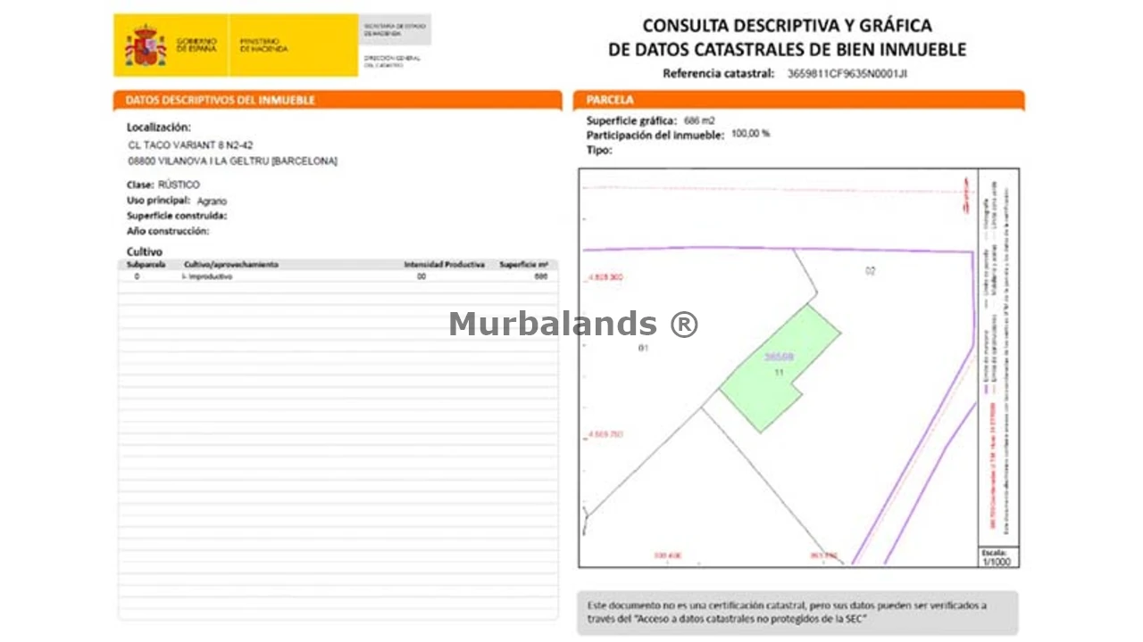 Foto de un terreno o una obra parada para mostrar en el detalle del inmueble