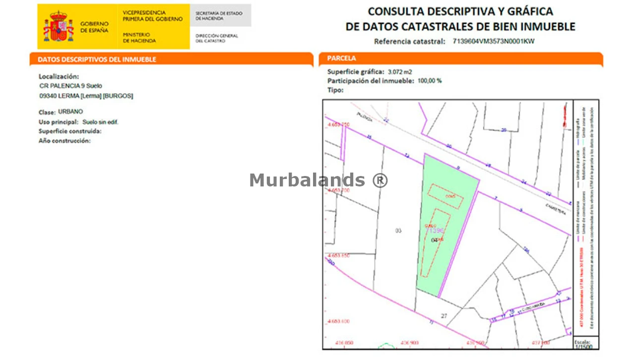 Foto de un terreno o una obra parada para mostrar en el detalle del inmueble