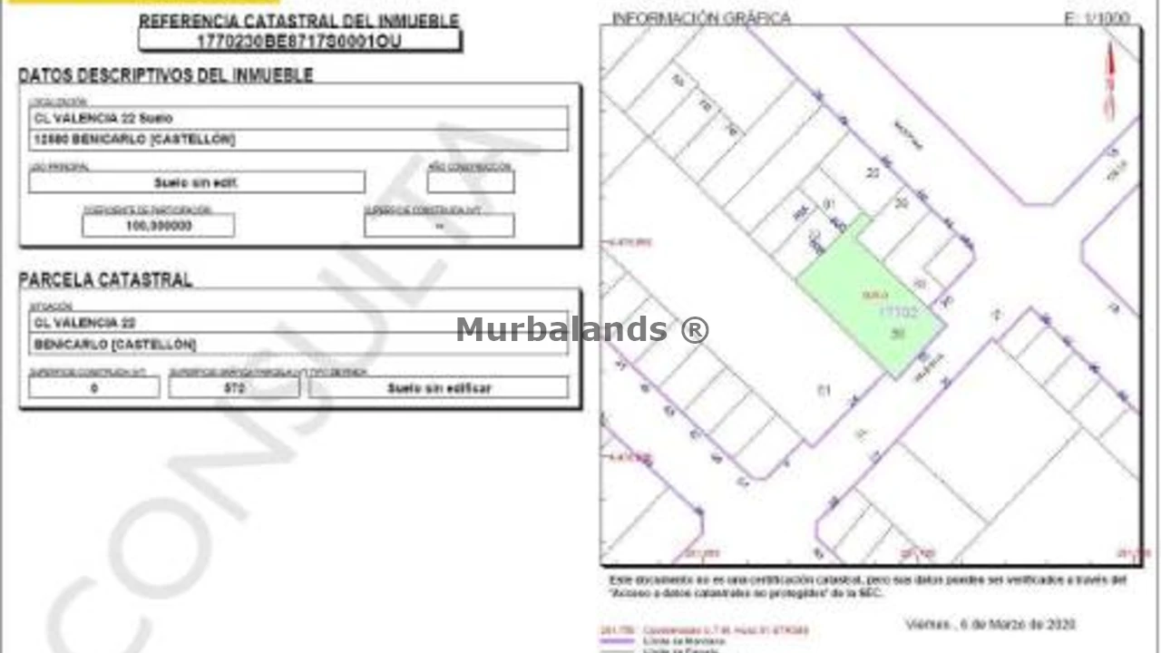 Foto de un terreno o una obra parada para mostrar en el detalle del inmueble
