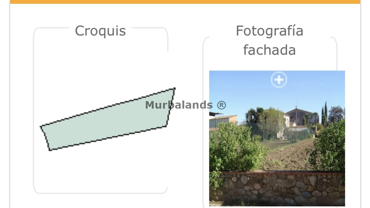 Foto de un terreno o una obra parada para mostrar en el detalle del inmueble