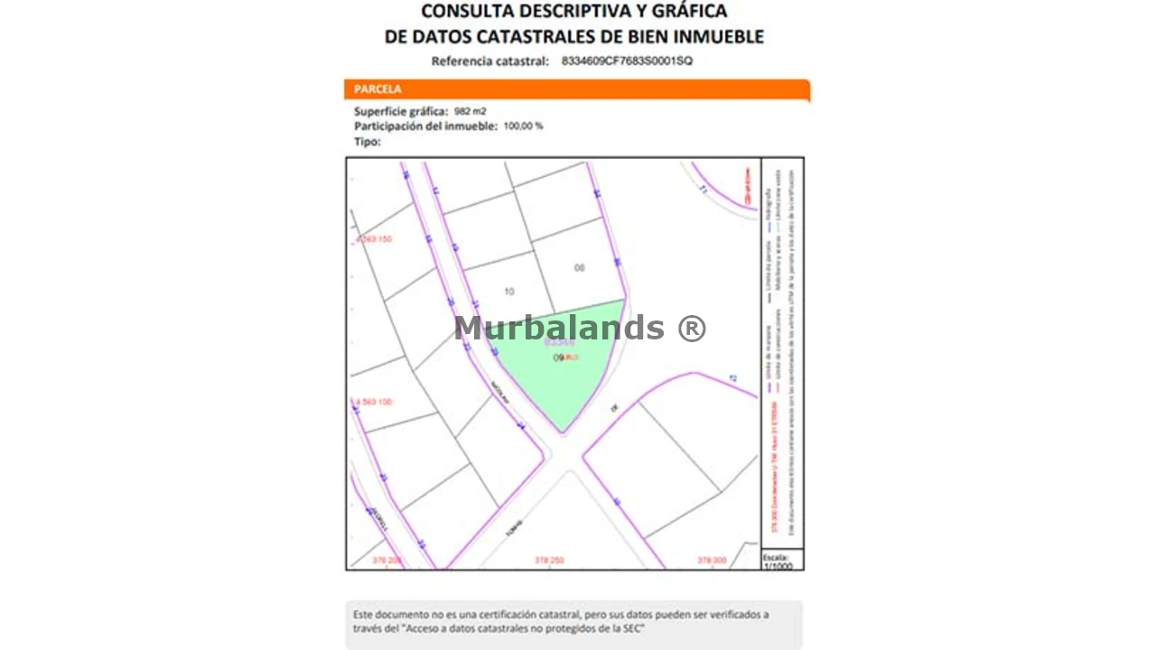 Foto de un terreno o una obra parada para mostrar en el detalle del inmueble