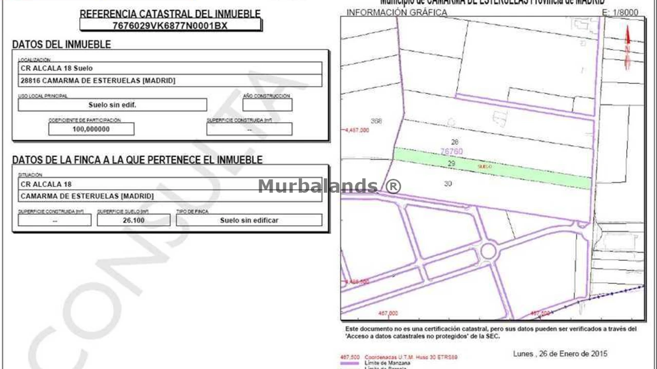 Foto de un terreno o una obra parada para mostrar en el detalle del inmueble