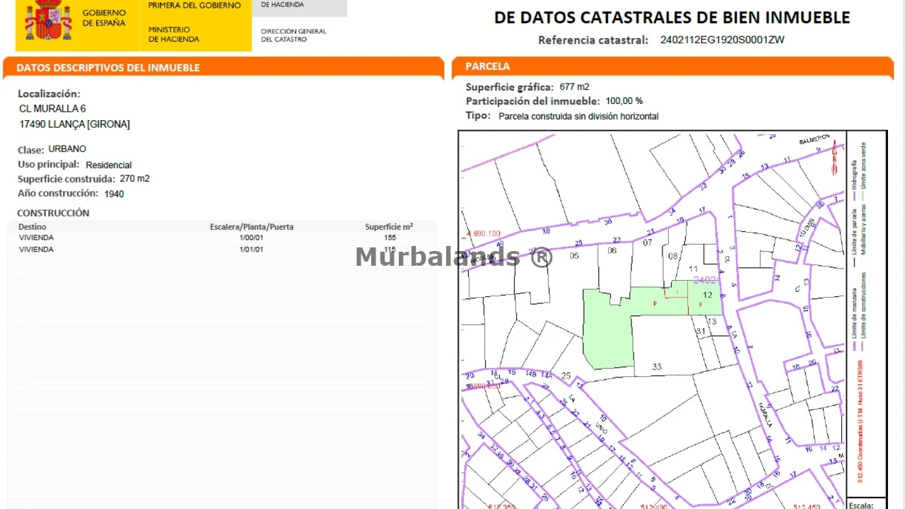 Foto de un terreno o una obra parada para mostrar en el detalle del inmueble
