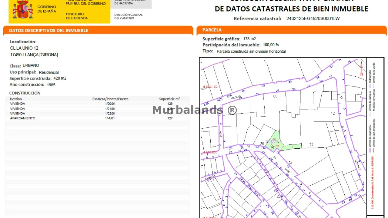 Foto de un terreno o una obra parada para mostrar en el detalle del inmueble